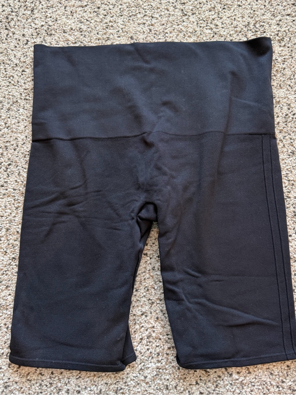 Spanx seamless spandex shorts L